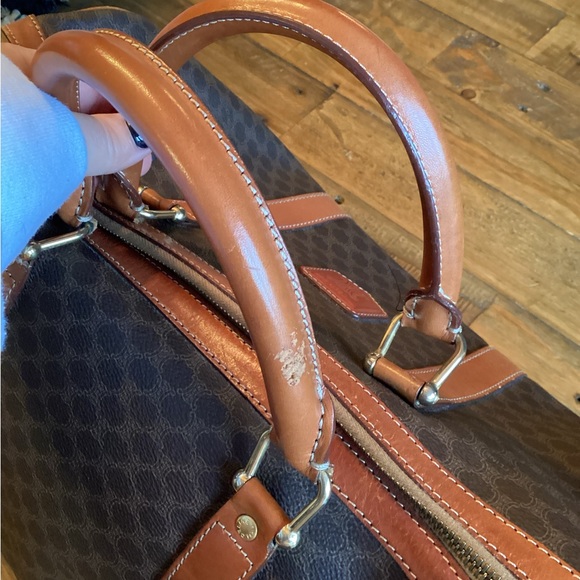 Authentic vintage, Celine Macadam travel tote, Boston bag. - Picture 14 of 14